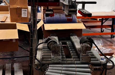 Machine de co-packing et conditionnement automatique sur ligne de production à Toulouse
